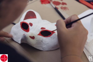 Workshop di maschere giapponesi: Hannya e Tengu (1° gruppo) @ Papermedia